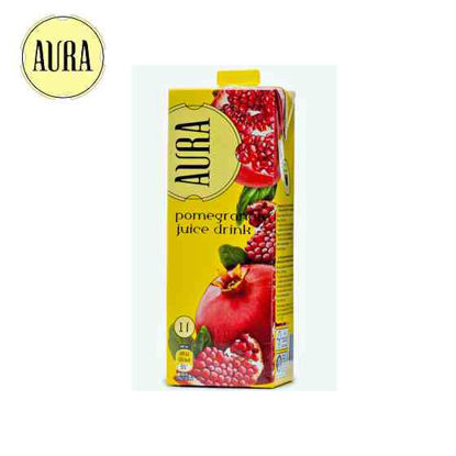 Picture of Aura Pomegranate Flavored Juice Drink 1L