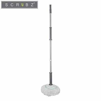 Picture of SCRUBZ Heavy Duty Cleaning Essentials Easy Grip Premium Microfiber Twist Mop