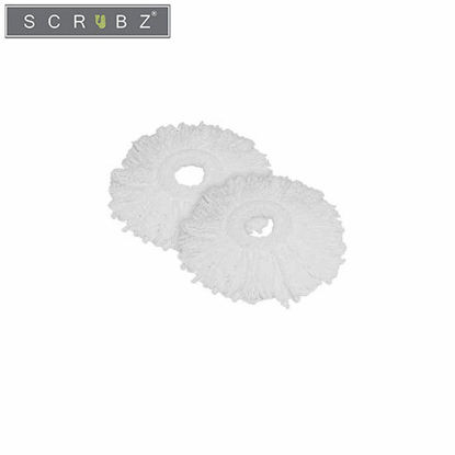 Picture of SCRUBZ Heavy Duty Cleaning Essentials Premium Microfiber Spin Mop