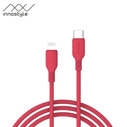 Picture of Innostyle Jazzy USB-C to Lightning Cable 1.2m - Pomegranate