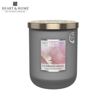 Picture of H&H Guardian Angel Delectable Fragrance Scented Soy Candle Jar Large 340g