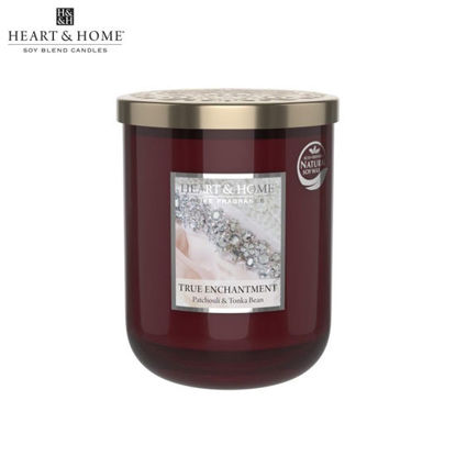 Picture of H&H True Enchantment Delectable Fragrance Scented Soy Candle Jar Large 340g