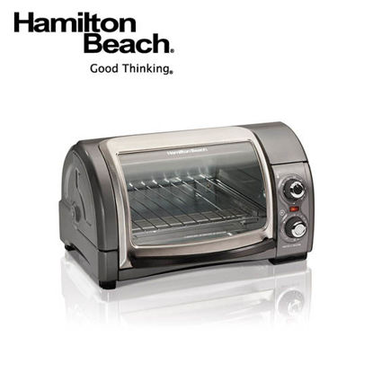 Picture of Hamilton Beach 31334 - 4 Slice Easy Reach Oven with Roll-Top Door -PH