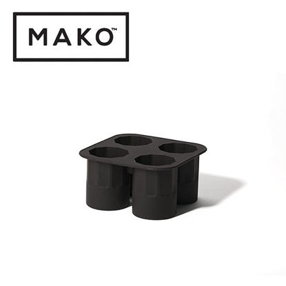 Picture of Mako Shot Glass Ice Tray Black M9-00401