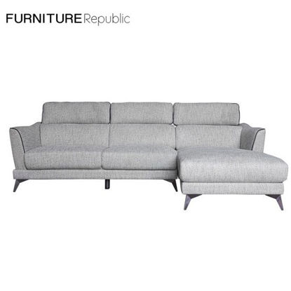 Picture of Furniture Republic 205051 Jasper Fab L-Shape Sofa