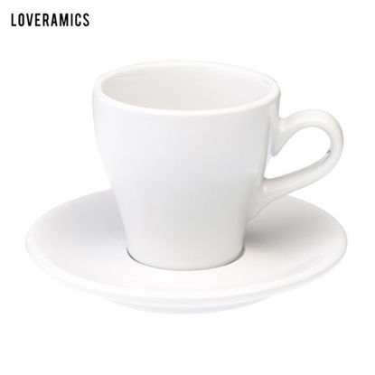Picture of Loveramics Tulip 180ml Cappuccino Cup & Saucer in White