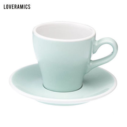 Picture of Loveramics Tulip 180ml Cappuccino Cup & Saucer in River Blue