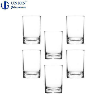 Picture of UNION GLASS Thailand Premium Clear Glass Rock Glass Water, Juice, Soda, Liquor Glass 170ml | 6oz Set of 6