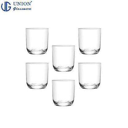 Picture of UNION GLASS Thailand Premium Clear Glass Rock Glass Water, Juice, Soda, Liquor Glass 225ml | 8oz Set of 6