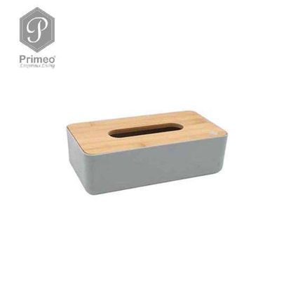 Picture of PRIMEO Premium Bamboo Tissue Box 24cm X 12.7cm X 7.5cm