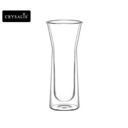 Picture of CRYSALIS Premium Clear Glass Carafe Double Wall 695ml | 23.5oz