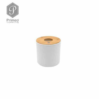 Picture of PRIMEO Premium Bamboo Toilet Roll Holder 13cm X 13cm X 13cm