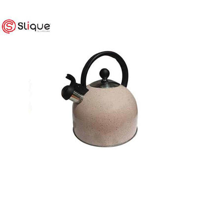 Picture of SLIQUE Whistling Kettle Marble Colored 2.5L  - Coral