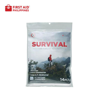 Picture of Be Smart Get Prepared 14-pc Polybag Survival Kit