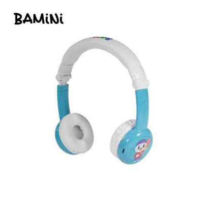 Picture of Bamini Hachu Happy Wired Headphones - Blue