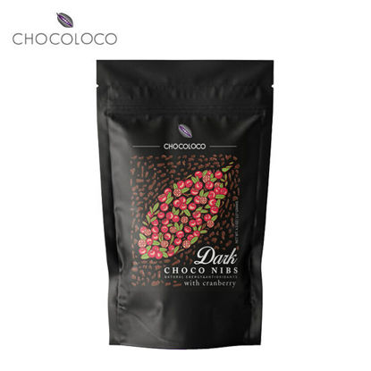Picture of Chocoloco Dark Choco Nibs with Cranberry