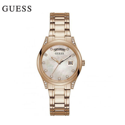 Picture of Guess Rose Gold Tone Case Stainless for Women GW0047L2
