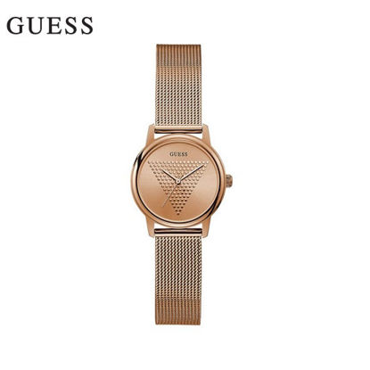 Picture of Guess Micro Imprint Rose Gold Strap for Women GW0106L3