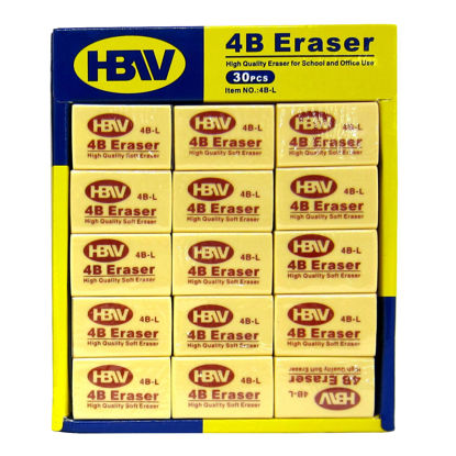 Picture of Hbw 4B Eraser Big - 4B-L