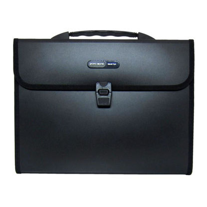 Picture of Databank Expanding File With Handle (Fc Size) Kfc-12Ht-15 Black