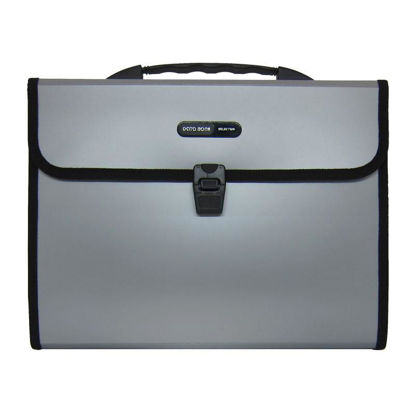 Picture of Databank Expanding File With Handle (Fc Size) Kfc-12Ht-15 Gray