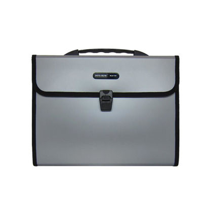 Picture of Databank Expanding File With Handle (Fc Size) Ka4-12Ht-15 Gray