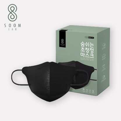 Picture of 5 piece Black SOOM LAB Hyper Purifying Breathing Mask