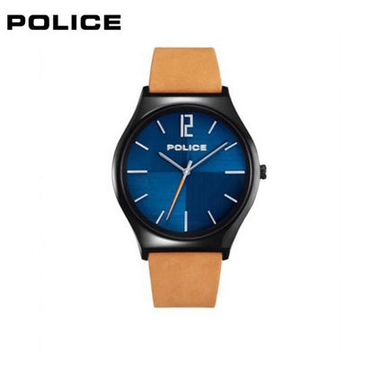 Picture of Police Brown Leather Watch For Men PPL.15918JSB/03