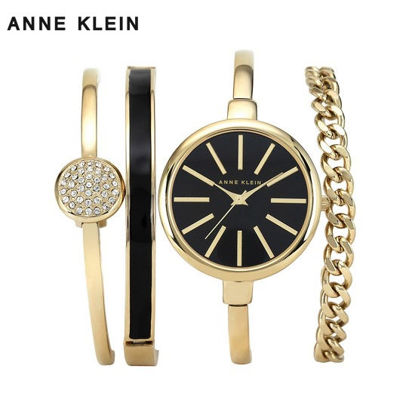 Picture of Anne Klein Gold Tone Watch with Bracelet Set