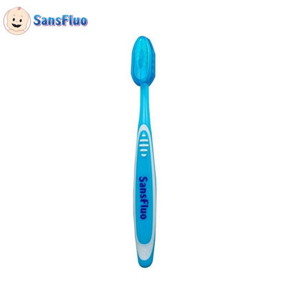 Picture of SansFluo Kids Toothbrush for 5 to 10 years old (Blue)