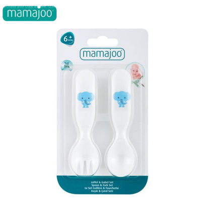 Picture of Mamajoo Baby Design Spoon & Fork Set(Elephant)