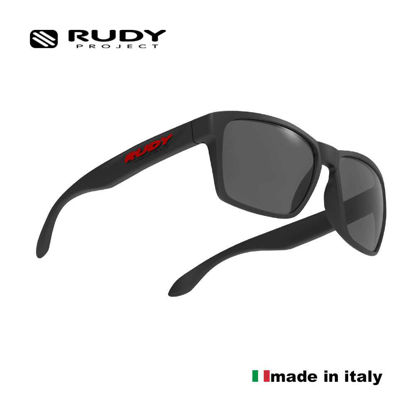 Picture of Rudy Project Spinhawk Black Matte with Red Emblem