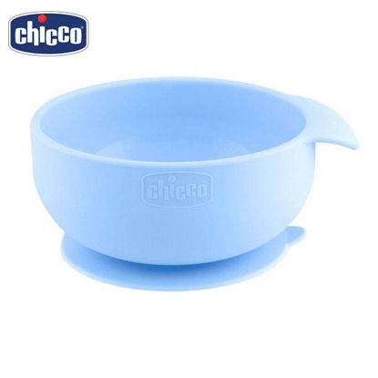 Picture of Chicco Easy Bowl Silicone Suction Bowl (Blue)
