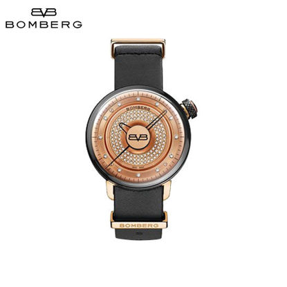 Picture of Bomberg BB-01 Quartz 3-Hands Gold Steel Watch