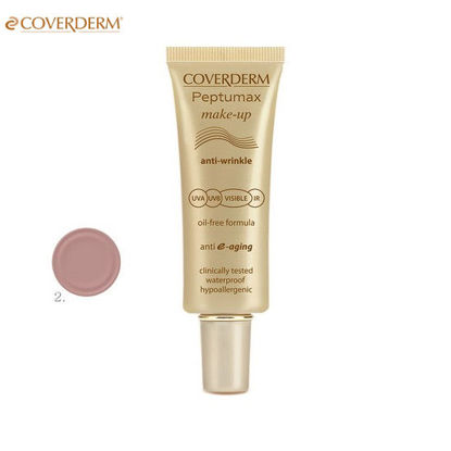 Picture of Coverderm Peptumax Make Up Anti-Wrinkle Oil-Free Formula SPF50+ 02 30ml