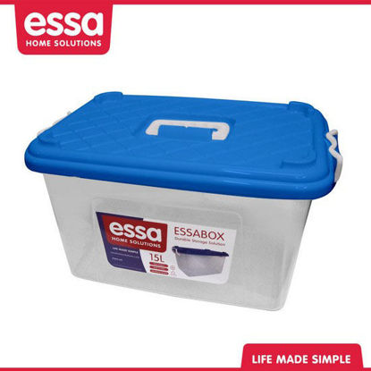Picture of Essabox Durable Storage Solution 15L Blue