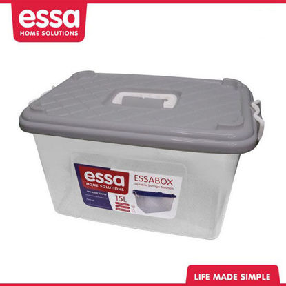 Picture of Essabox Durable Storage Solution 15L Gray
