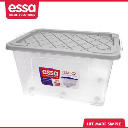 Picture of Essabox Durable Storage Solution 70L Gray