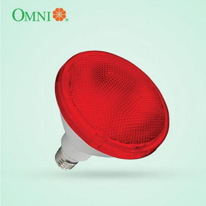 Picture of Omni LPR38E27-15W/R 15 Watts LED Par 30 Lamps Weatherproof IP65 Red