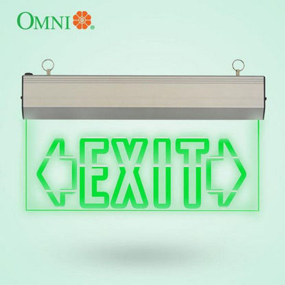 Picture of Omni LED-X-200-D LED Exit Lights Sign Double Arrow (Aryclic)