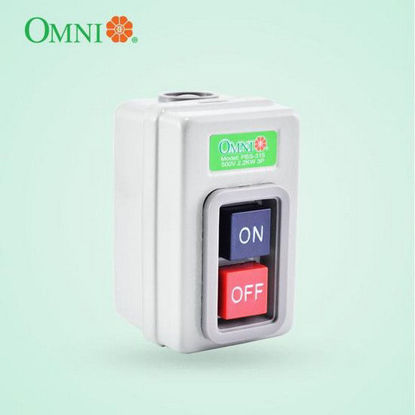 Picture of Omni PBS-315-PK Power Push Button Switch 15A 1.5KW