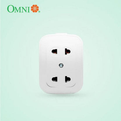 Picture of Omni WSO-002 Surface Convenience Outlet 10A 250v 2 Gang