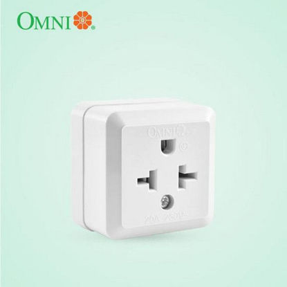 Picture of Omni WTO-001 Surface Single Tandem Outlet 20A 250V