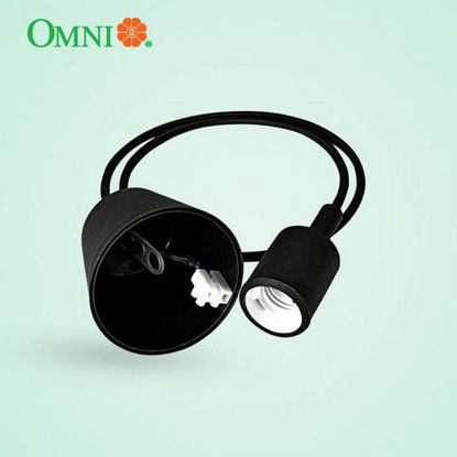 Picture of Omni E27-611-B Pendant Ceiling Lighting Fixture 4A 250V - Black