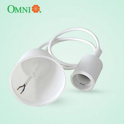 Picture of Omni E27-611-W Pendant Ceiling Lighting Fixture 4A 250V - White