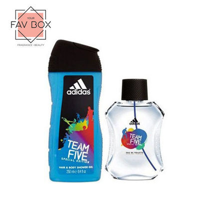 Picture of Adidas Team Five Set (Eau de Toilette 100ml + Shower Gel 250ml)