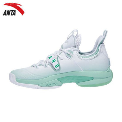 Picture of Anta Gordon Hayward GH2 "White Green" Low Basketball Shoes for Men