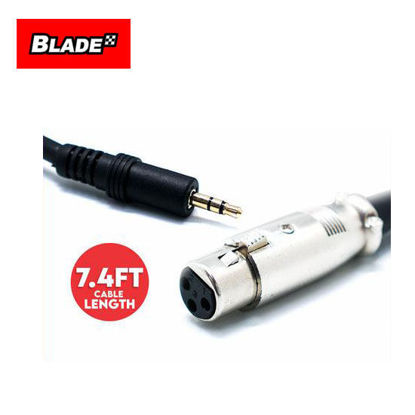 Picture of Blade 7.4 Feet XLR 3pin Female to 3.5mm TRS Male