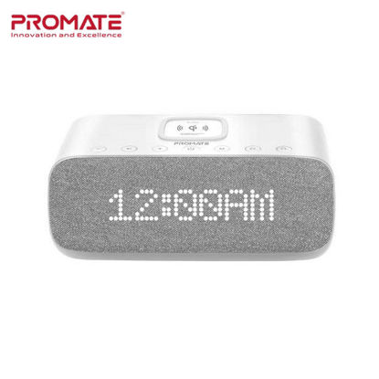 Picture of Promate Evoke Wireless Speaker with Alarm Clock White