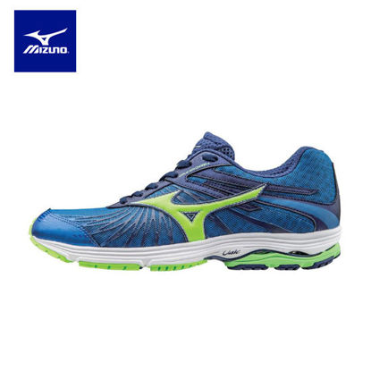 Picture of Mizuno Wave Sayonara 4 Running Shoes for Men - Sky Blue/Green